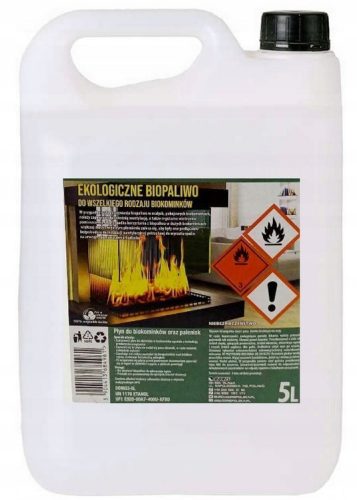 Bio fireplace fuel 5L Bio fuel for the fireplace Bioethanol Płomyk 5L