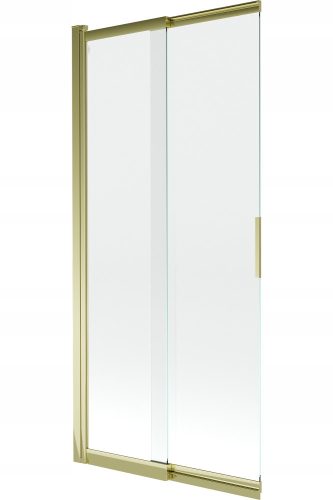 Two-part bathtub partition from Mexen, 85 x 150 cm, transparent