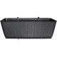  Prosperplast flowerpot 38.6 cm x 15.4 x 14.2 cm plastic anthracite