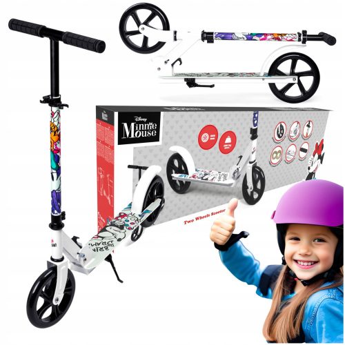  TWO-WHEEL FOLDABLE SCOOTER, BRAKE, MINNIE LEG