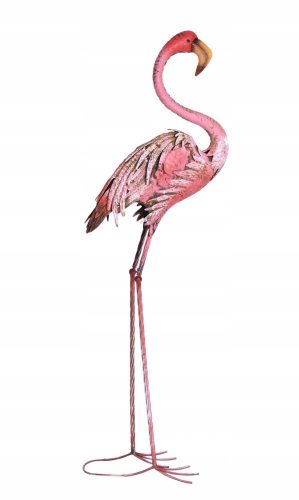  Garden Sculpture Flamingo Metal Figure for the Garden