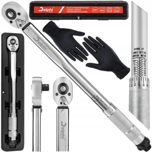  Delphi TORQUE WRENCH Torque range 7-112 Nm with 3/8" CrV lock