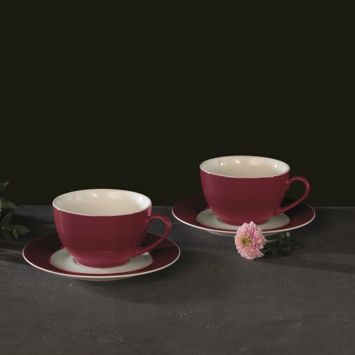 Dinner service Ambition Aura Red tea and coffee service, 12 pieces