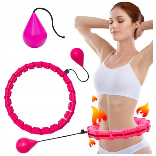 Hula Hoop capsule l.mk 45 cm rose et violet