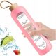 Bottles, Water Bottles and Lunch Boxes Bottle GLASS WATER BOTTLE SILICONE CASING 4 COLORS 1000 ml