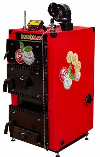 UNIEKO PLUS WATER GRATE dual-function steel boiler for wood, lignite, hard coal 18 kW