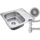 myQ single-bowl sink, stainless steel