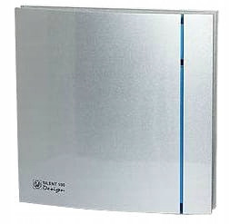 SOLER & PALAU VENTURE SILENT 100CZ SILVER DESIGN bathroom fan 100 mm