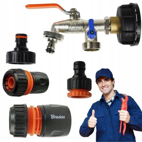  quick-connect garden hose valve