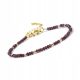  Bracelet Stone Garnet 3mm