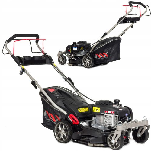 Petrol lawn mower - NAX petrol lawn mower with basket, 125 cm³ capacity. Basket 45 l, cutting width 42 cm