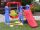 PLAYGROUND 3IN1 SWING SLIDE BASKET BLUE