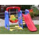 PLAYGROUND 3IN1 SWING SLIDE BASKET BLUE