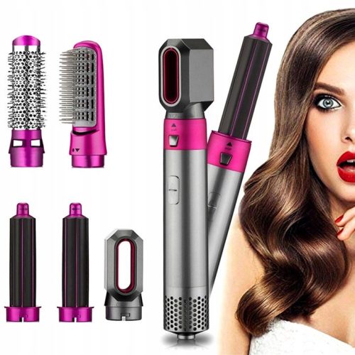  5-in-1 hair dryer and curler