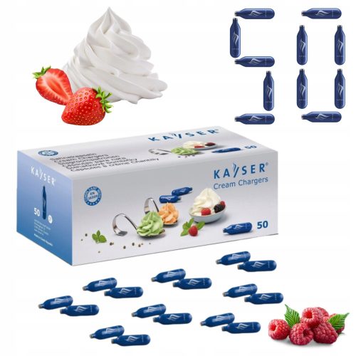 Kayser whipped cream siphon cartridges 0.5 l 50