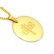  A souvenir of the First Holy Communion, a gold pendant with engraving I