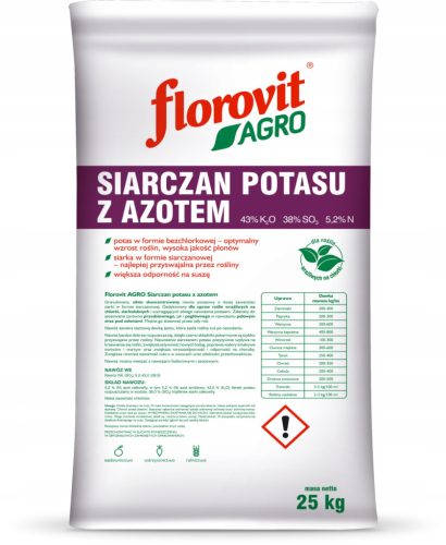 Garden fertilizer - sulfur, sulfate fertilizer Grupa Inco Granulate 25 kg 25 l