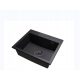 Brado EXCLUSIVE 55 single-bowl sink, black siphon, black granite