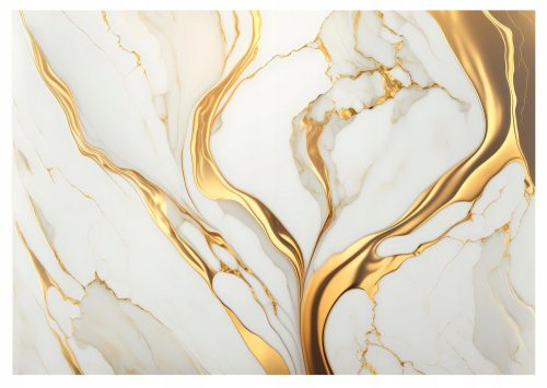 Photo wallpaper MARBLE GOLD stone abstraction 416x254
