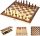  WOODEN CHESS-BACKGAMMON-CHECKERS 3-IN-1 SET Woody Chess Set