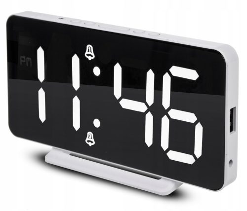  GreenBlue alarm clock, white, 15 cm