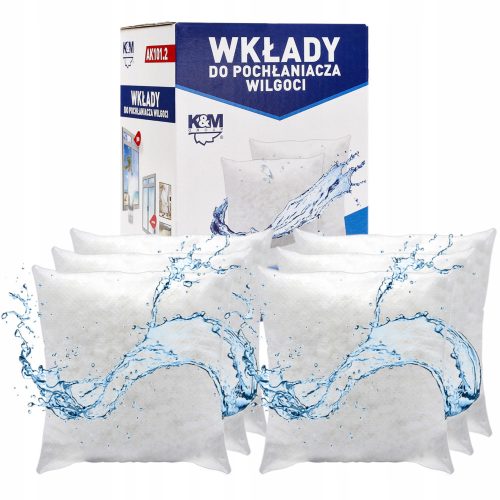 Moisture Absorber for Bathroom Refill Packs for K&M AK101.2 Moisture Absorber, 2 Pack