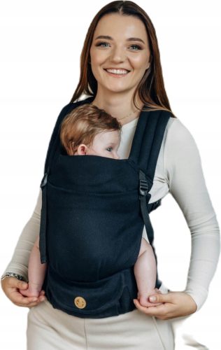  LennyLamb LennyLight Baby Carrier – Black Ebony