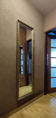 Bathroom mirror G-Plast wall mirror, rectangular, wooden frame, 500 x 1700 mm