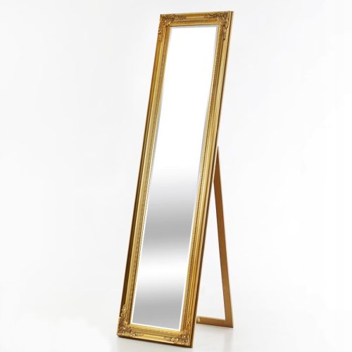 Bathroom mirror Art-Pol standing mirror, rectangular, wooden frame, 400 x 1550 mm