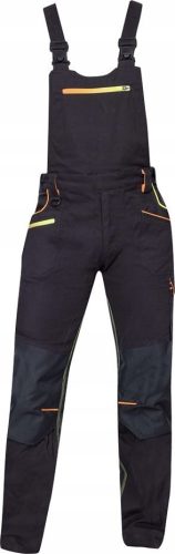 Ardon long work trousers ARDON CREATRON dungarees - black-neon size 52