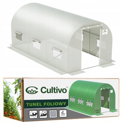 Polytunnel, panneaux en plastique Focus Garden polytunnel 6 m² 300 x 200 cm vert