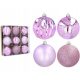  CHRISTMAS TREE BALLS, PURPLE, 8 cm, SET of 9 pieces