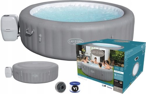 Whirlpool, Garden Whirlpool Bestway inflatable round pool with hydromassage, 1350 l