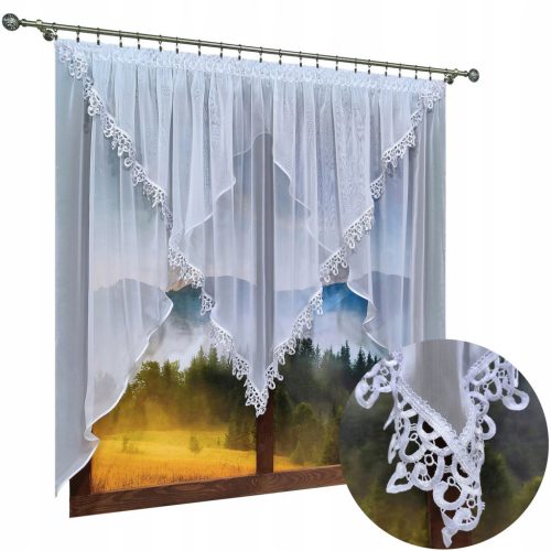  CURTAIN READY-MADE CURTAIN VOILE GUIPURA LACE 300x120