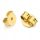  Gold Earring Clasps 585 Lambskin Plugs