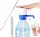 Pump dispenser for water bottles, drinks, pourer + PVC hose 8/12 mm, sprinkler, ventilation, S