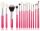  Jessup Makeup Brush Set Synthetic Bristle