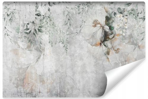 Photo Wallpaper Abstract Mural CONCRETE Flowers 368x254