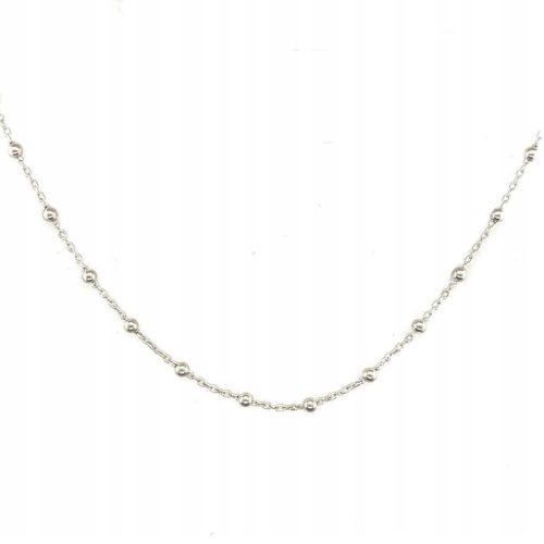  CHOKER necklace with balls celebrity silver 925