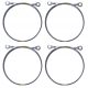 Strong chrome-nickel resistance wire SET 4 pcs. 130