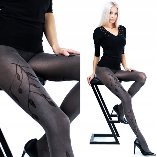  Opaque Patterned Women's Tights FASHIONABLE PATTERNS