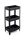 Mobile Cabinet, Bathroom Kitchen Shelf, Black 3