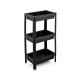 Mobile Cabinet, Bathroom Kitchen Shelf, Black 3