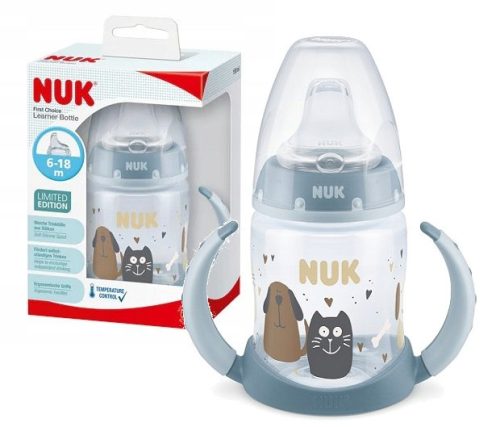  NUK FC+ gourde avec poignées 6 mois+ CAT&DOG Sensitive