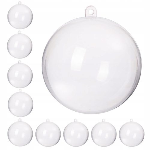  Transparent ball 11 cm 10 pcs.