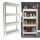 Mobile Cabinet, Kitchen Bathroom Shelf, White 5