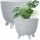  Flowerpot DTU24 29 cm x 29 x 24 cm Diameter 29 cm Plastic white