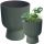  Flowerpot DTU24 29.8 cm x 29.8 x 36.5 cm Diameter 29.8 cm Plastic in green tones