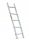  Drabest aluminum ladder 1 x 5 up to 150 kg