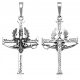  Silver Cross God Honor Fatherland Silver 925